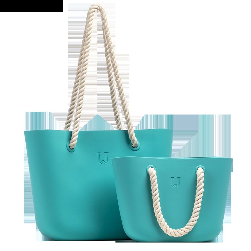 Jordan&judy 6.3 L 11.4 L Silikonová Plážová Kabelka Dámská Taška Přes Rameno Tote Outdoor Travel