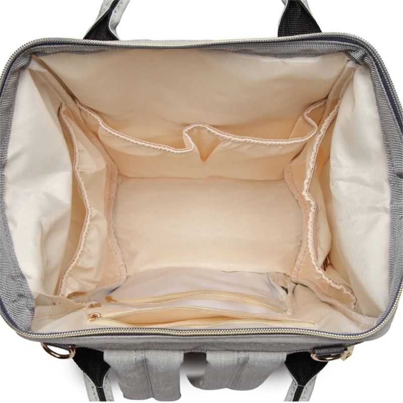 Lequeen Mummy Těhotenské Pleny Batoh Velkokapacitní Dětská Taška Přes Rameno Outdoor / Cestovní
