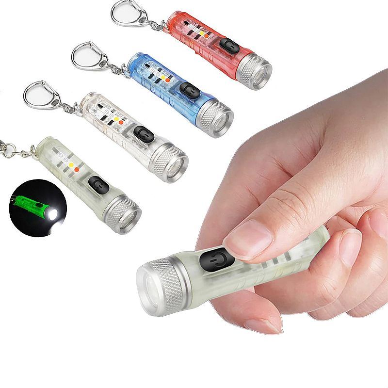 Mini Svítilna Led Kapesní Na Klíče Usb Dobíjecí Lampa Pro Venkovní Použití