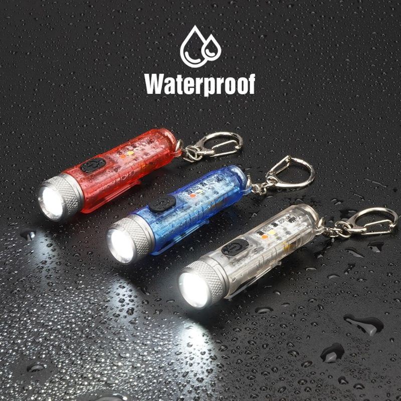 Mini Svítilna Led Kapesní Na Klíče Usb Dobíjecí Lampa Pro Venkovní Použití
