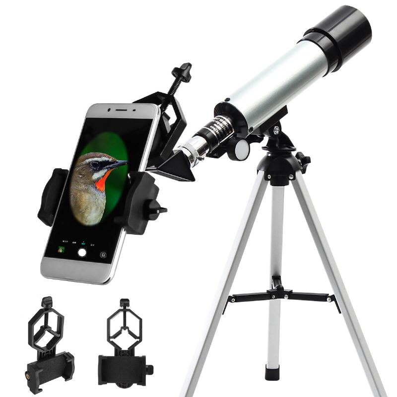 Monokulární Dalekohled 90x 50mm Astronomický Refraktorový Refrakční Okuláry Se Stativem Pro Začátečníky