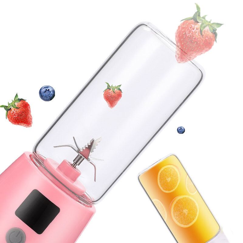 Multifunkční Mini Odšťavňovač Food Maker Na Mléčné Koktejly Stroj Na Výrobu Ovoce Usb Dobíjecí Mixér Camping Picnic