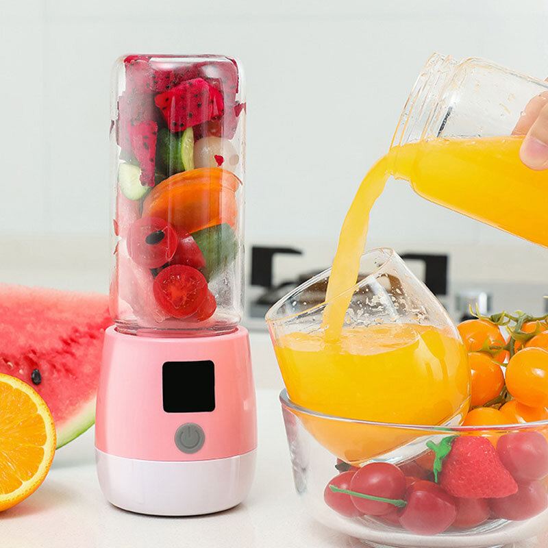 Multifunkční Mini Odšťavňovač Food Maker Na Mléčné Koktejly Stroj Na Výrobu Ovoce Usb Dobíjecí Mixér Camping Picnic