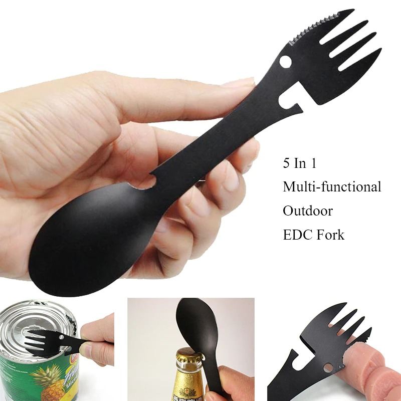 Multifunkční Sada Edc Pro Kempování 5 V 1 Pro Přežití