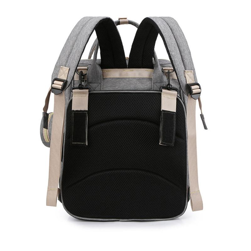 Mumie Backpack Usb Port Skládací Taška Na Plenky Multifunkční Outdoor Travel