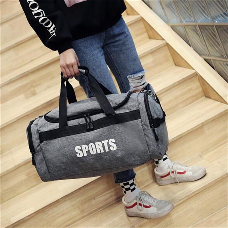Muži Ženy Camping Cestovní Outdoorové Zavazadlo Přes Rameno Velká Sportovní Taška Do Tělocvičny Duffle