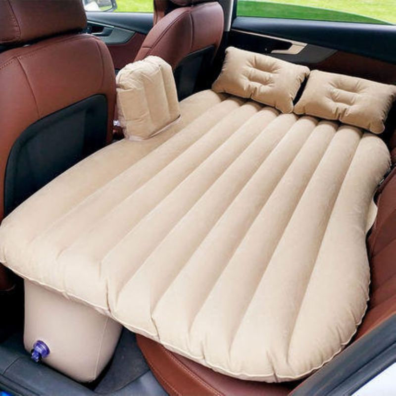 Nafukovací Matrace Suv Auto Opěradlo Spánek Postel Camping Cestovní Vločková Podložka Polštář