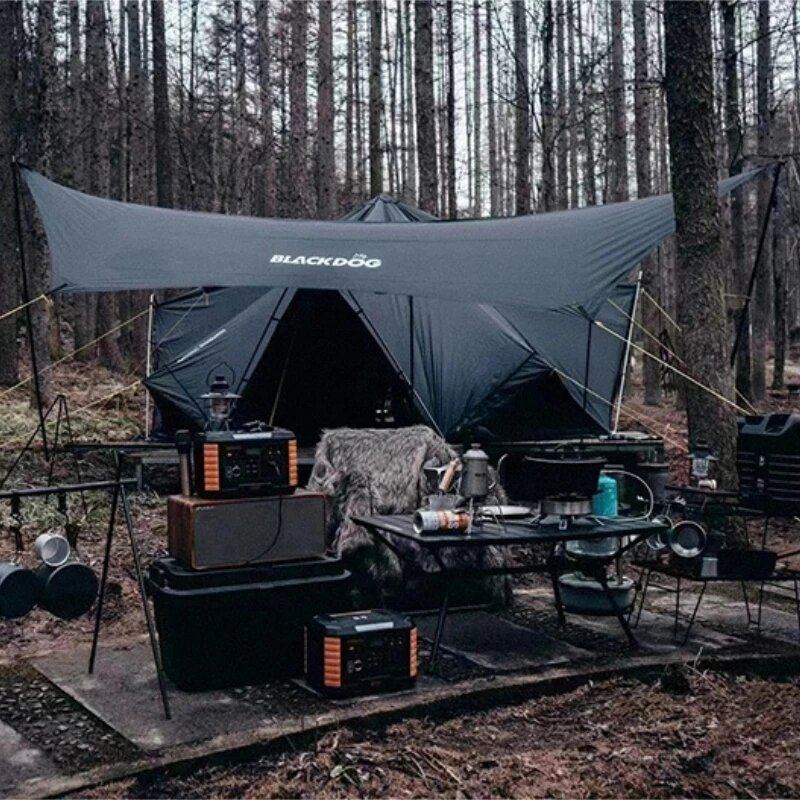 Naturehike Blackdog Hexagonální Pyramidový Stan Venkovní Kemp Pro 3-4 Osoby Velký Prostor Turistický Výlet Do Přírody Večeře Piknikový