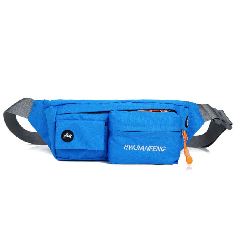 Nylonová Pasová Taška Vodotěsná Crossbody Cestovní Běžecká Unisex Na Zip Na Telefon