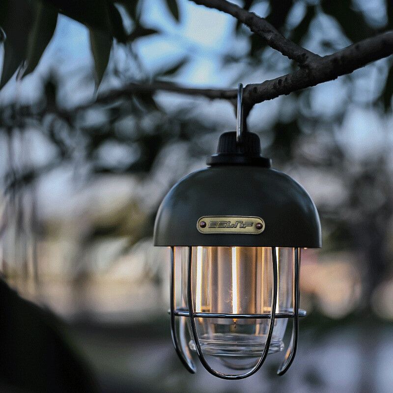 Outdoor Camping Camp Light Přenosné Světlo Do Stanu Usb Dobíjecí Ipx3 Vodotěsné Bílé A Teplé Nastavitelné