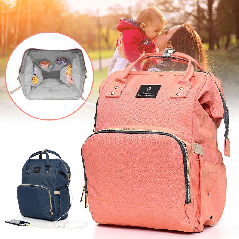 Pofunuo Vodotěsný Batoh Na Plenky Mumie Baby S Nabíjecím Rozhraním Usb Vodotěsná Taška Na Oxford Pro Cestování Venku