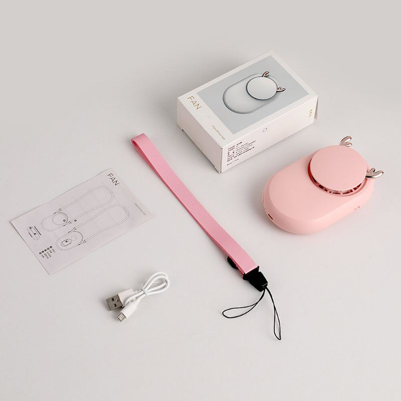 Přenosný Malý Ventilátor Dobíjecí Mini