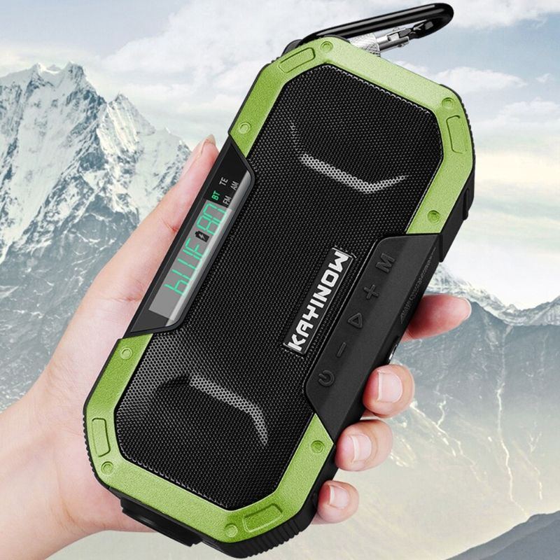 Ruční Klika Radio Solární Power Bank Nabíječka Flash Light