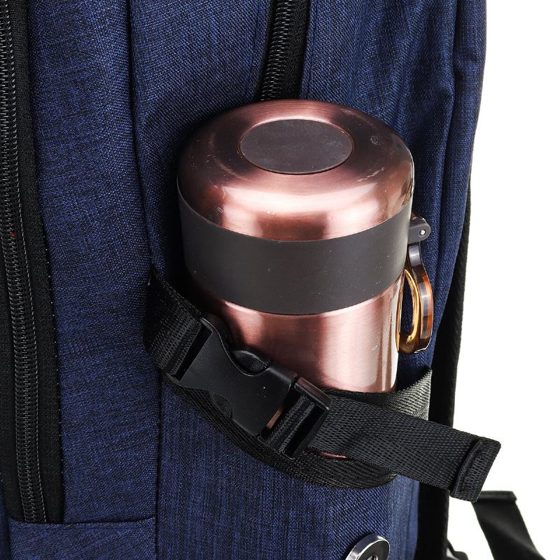 Unisex Batoh Na Notebook S Ochranou Proti Krádeži Cestovní Do Školy Do S Bezpečným Zámkem + Usb Port