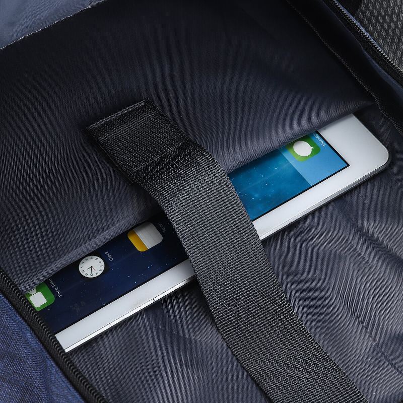 Unisex Batoh Na Notebook S Ochranou Proti Krádeži Cestovní Do Školy Do S Bezpečným Zámkem + Usb Port