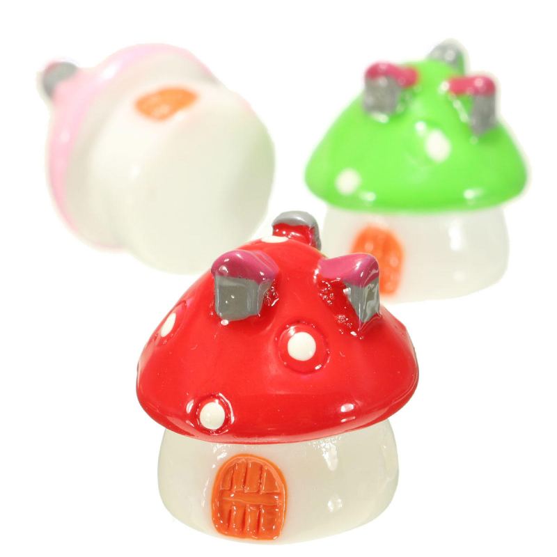 Miniaturní Houba Ornament Hrnková Rostlina Krajina Zahrada Diy Dekor