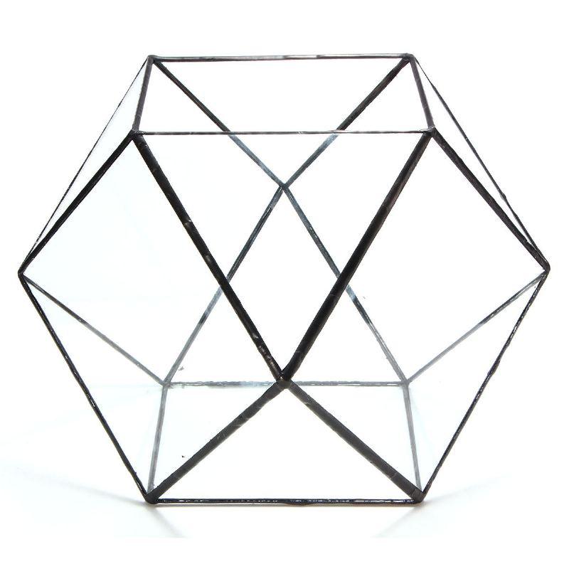 Polygon Skleníkové Skleněné Terárium Diy Mikro Krajina Sukulentní Rostliny Květináč