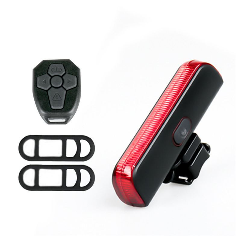4-režimové Bezdrátové Dálkové Světlo Na Kolo Usb Dobíjecí Led Zadní Výstražné Chytré Směrové