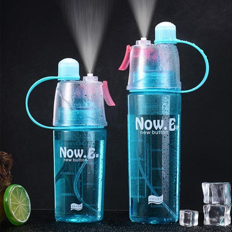 400/600ml Venkovní Sportovní Láhev Na Vodu Ve Spreji Se Slámou Kolo Cyklistika Posilovna Fitness Běh Hrnek Na Pití