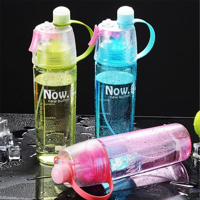 400/600ml Venkovní Sportovní Láhev Na Vodu Ve Spreji Se Slámou Kolo Cyklistika Posilovna Fitness Běh Hrnek Na Pití