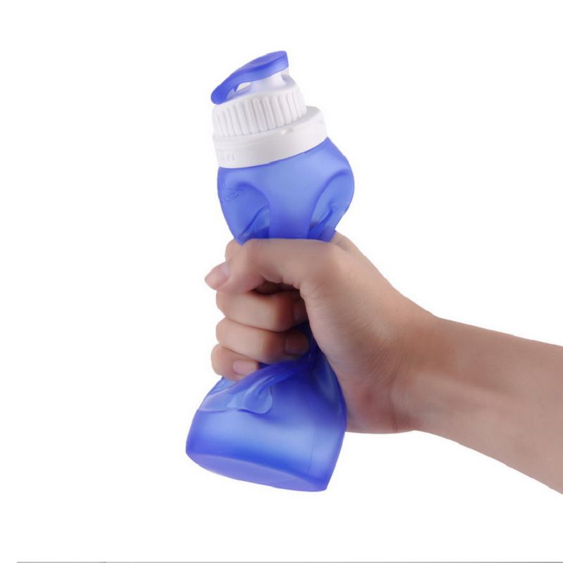 500ml Skládací Láhev Na Vodu Silikonová Konvice Bez Bpa Na Pití Outdoor Cestování Běh Pěší Turistika Cyklistika