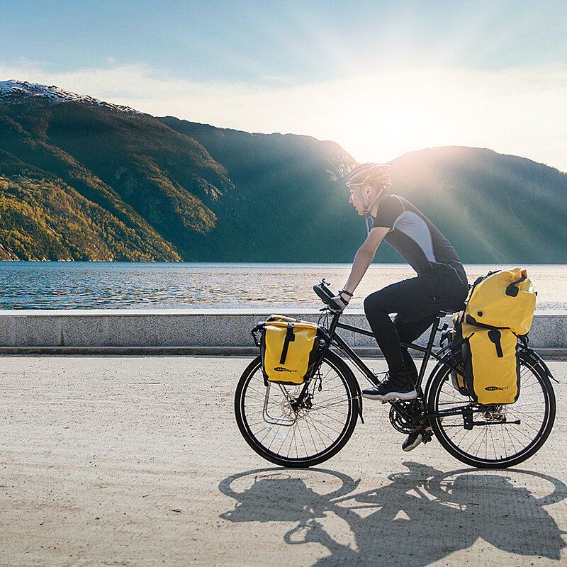 Afishtour Skládací 15-25l Taška Na Kolo Na Zadní Sedadlo Vodotěsná Na Cyklistické Bočnice Na Sedlovku Mtb Na Zavazadla Na Rám
