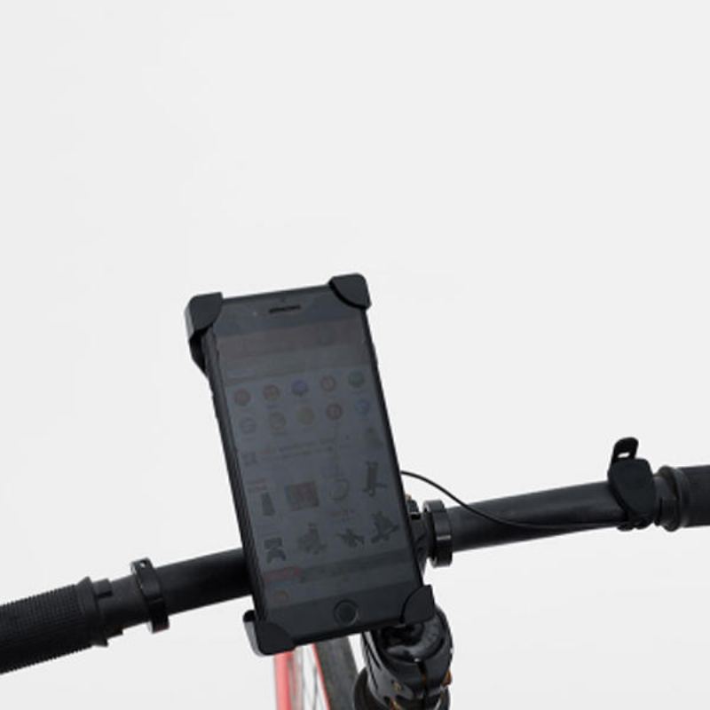Bikight 3.5-6.5palcový Držák Telefonu Na Kolo Otočný O 360° Na Chytrý Telefon S Klaksonem Pro Cyklistiku