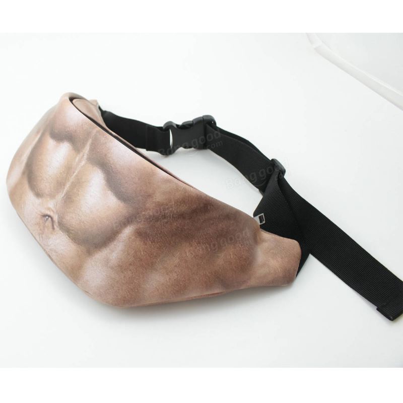 Bikight Cyklistická Taška Do Pasu Muscle Flesh Pivo Fat Belly Fanny Pocket Pack Fun