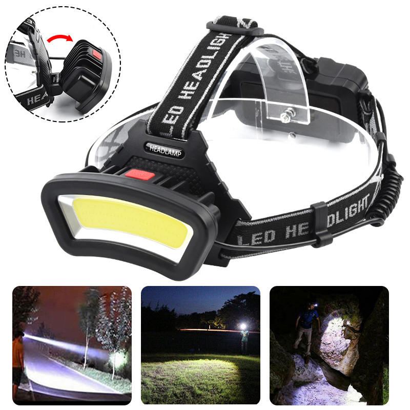 Bikight Th-t123 600lm Cob Led Čelovka Usb Dobíjecí Svítilna Se 4 Režimy Mini Vodotěsná Baterka Do Čelovky