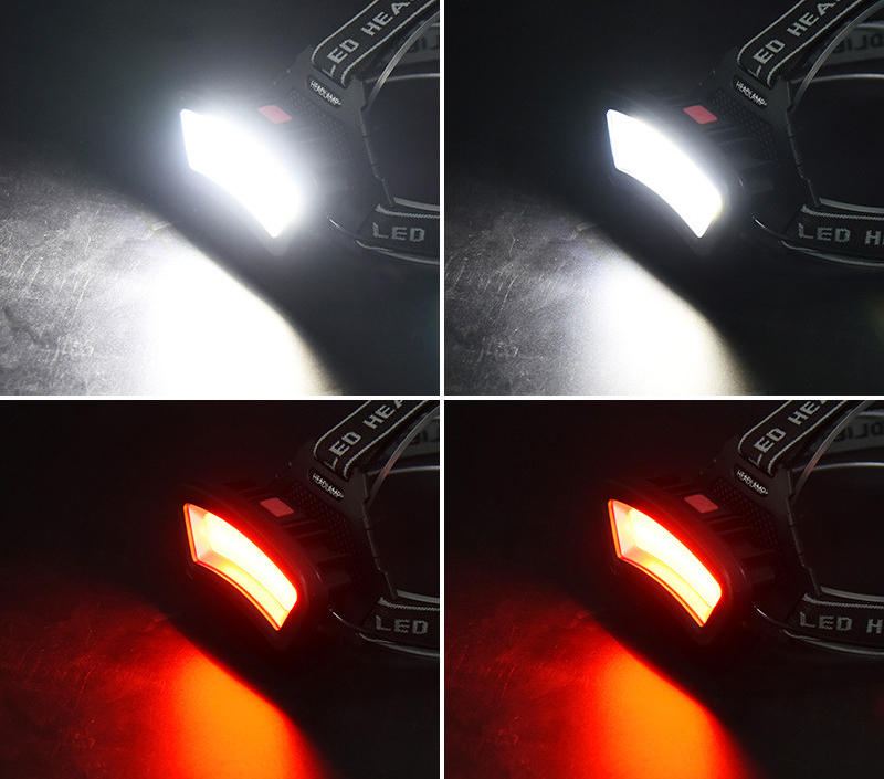 Bikight Th-t123 600lm Cob Led Čelovka Usb Dobíjecí Svítilna Se 4 Režimy Mini Vodotěsná Baterka Do Čelovky