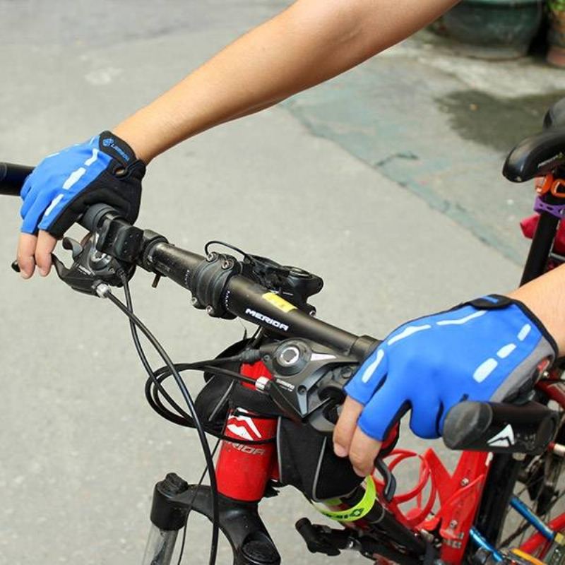 Cyklistické Rukavice Lambda Half Finger Horské Pro Vybavení