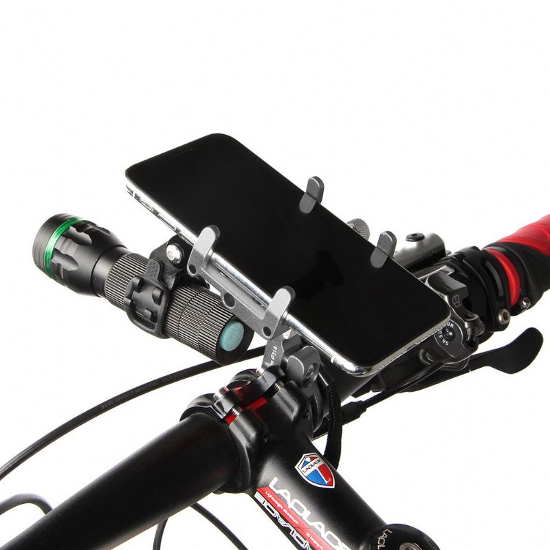 Držák Telefonu Na Kolo Gub G-89 60-100 mm Z Hliníkové Slitiny Otočný O 270° Na Motocykl Na Kole