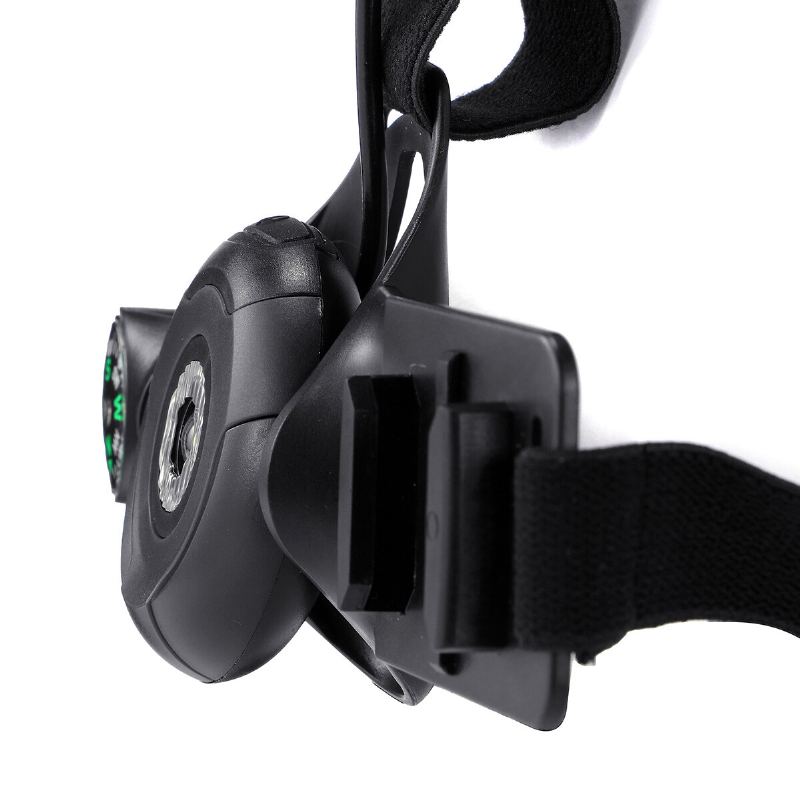 Multifunkční Výstražné Světlo Pro Běhání 4 Režimy Usb Hrudní Svítilna Pěší Jogging Kolo S Kompasem Pro Akční Kameru Cyklistické