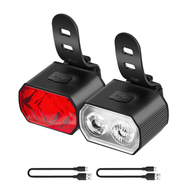 Přední Světlo Na Kolo Na Zadní Na Mtb Bezpečnostní Výstražné Ipx6 Lucerna Na Led Na