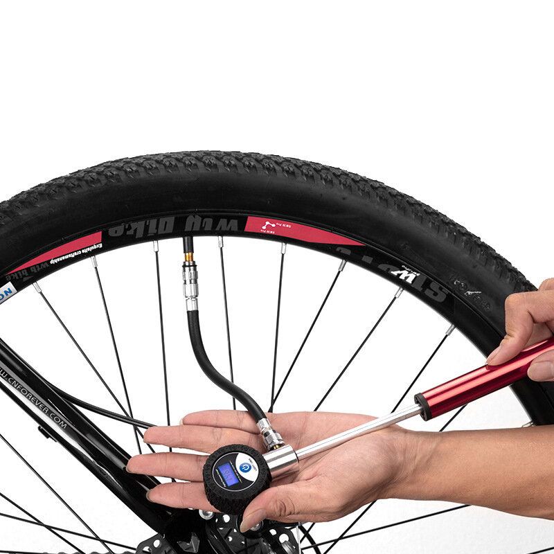 Pumpa Na Kolo Bikight 120psi 4 Režimy Tlak V Pneumatikách Displej Lcd Inflátor Kuličková Na Venkovní Cyklistika
