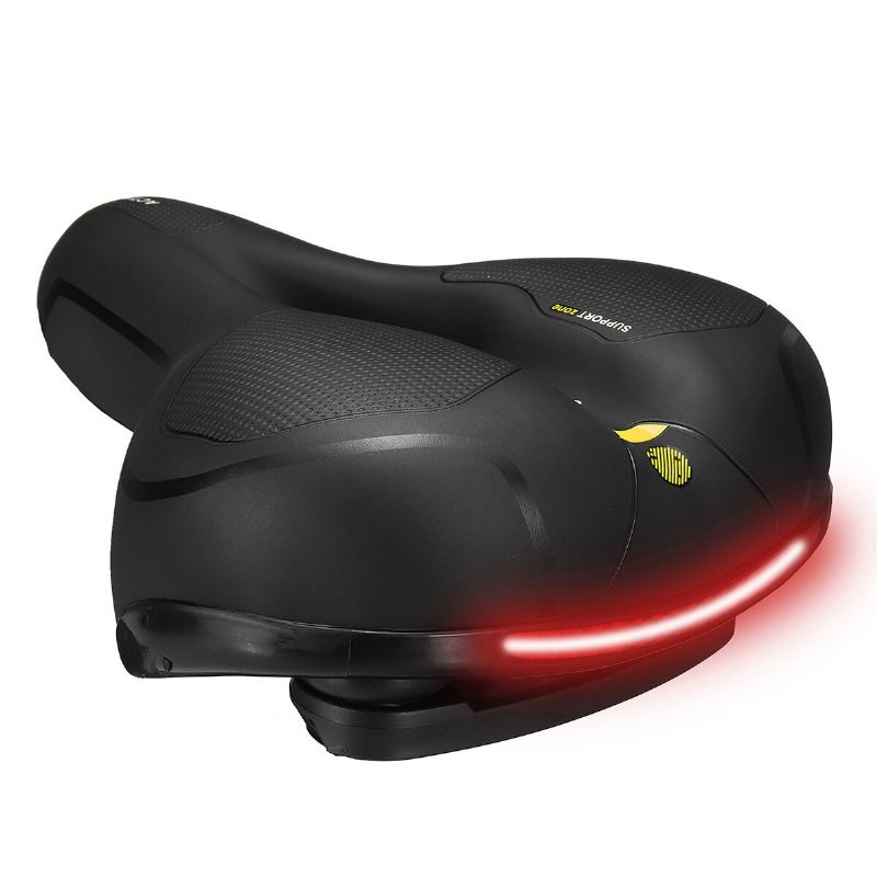 Sedlo Na Kolo Big Wide Bum Cyklistické Sportovní Gel Cruiser Soft Comfort Extra Pad
