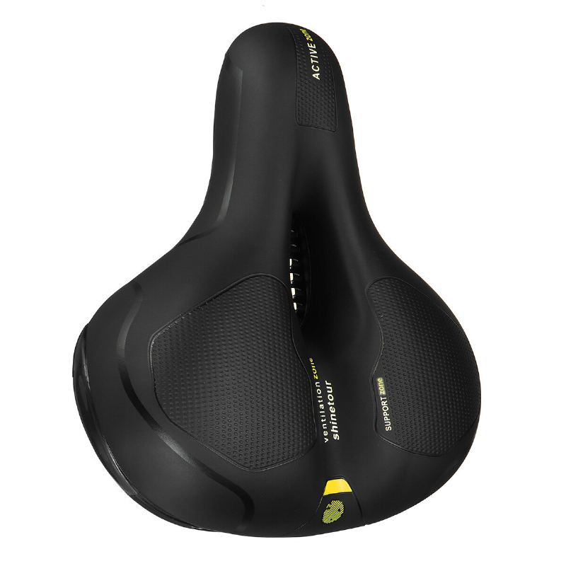 Sedlo Na Kolo Big Wide Bum Cyklistické Sportovní Gel Cruiser Soft Comfort Extra Pad