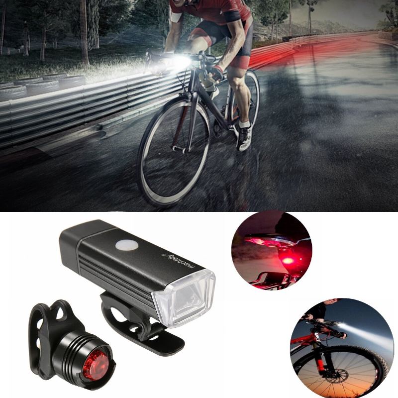 Světlomety Na Kolo Sgodde Sada Zadních Světel Nabíjecí Světlo Na S Portem Usb Super Jasné Přenosné Venkovní Na