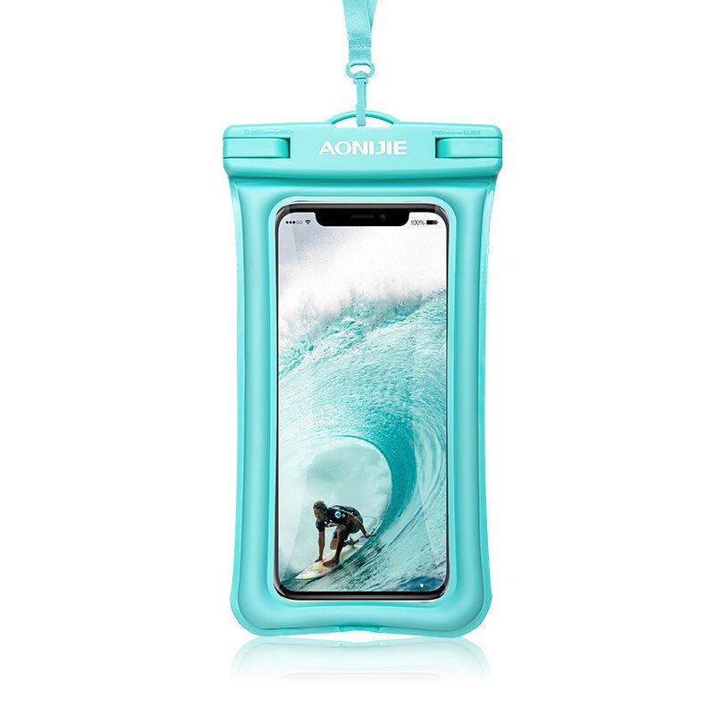 Vodotěsná Brašna Na Telefon Aonijie E4104 S Dotykovou Obrazovkou 30 M Pod Vodou Pro Iphone Huawei Samsung