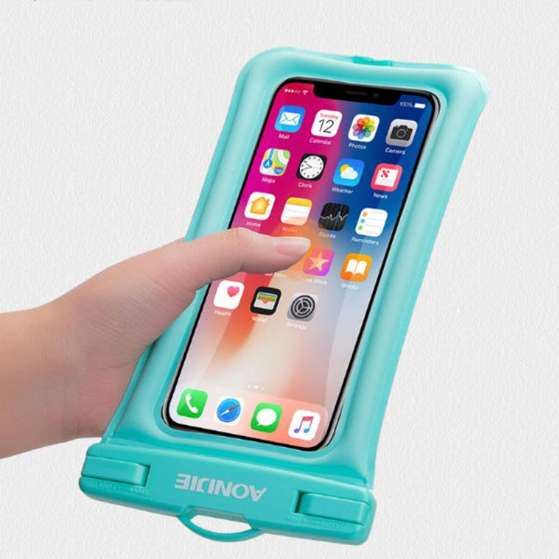 Vodotěsná Brašna Na Telefon Aonijie E4104 S Dotykovou Obrazovkou 30 M Pod Vodou Pro Iphone Huawei Samsung