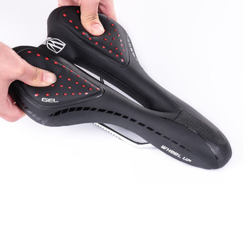 Wheel Up Cyklistické Sedlo Duté Prodyšné Reflexní Absorpce Nepromokavá Měkká Paměťová Houba Polštář