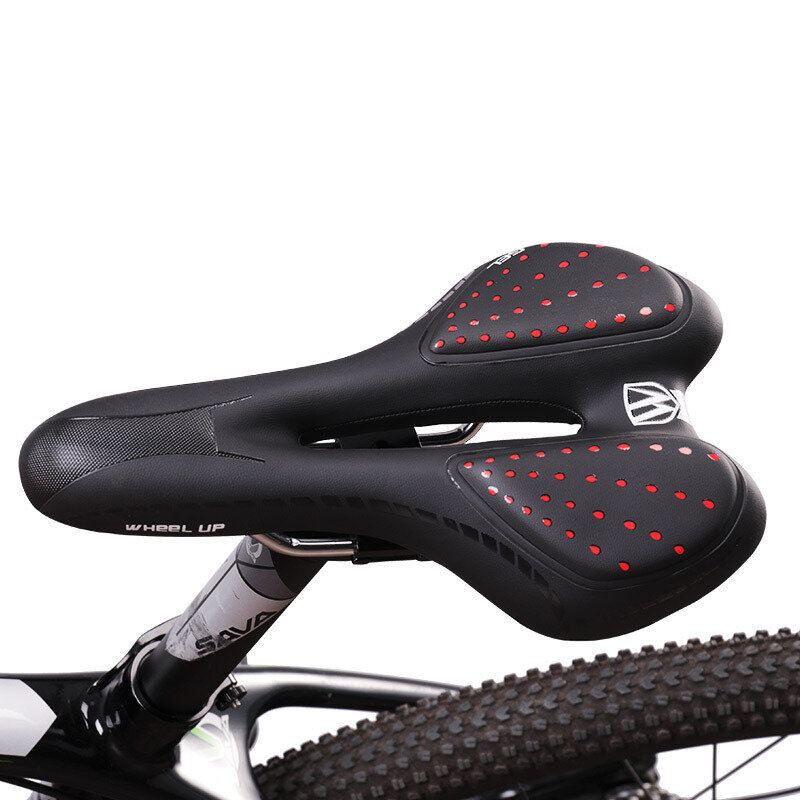 Wheel Up Cyklistické Sedlo Duté Prodyšné Reflexní Absorpce Nepromokavá Měkká Paměťová Houba Polštář