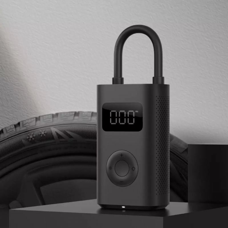 Xiaomi Mijia 1s 150psi Elektrická Hustilka Pneumatického Čerpadla Digitální Snímač Monitorování Tlaku S Led Světlem 5 Režimů Pro Automobilový Fotbal