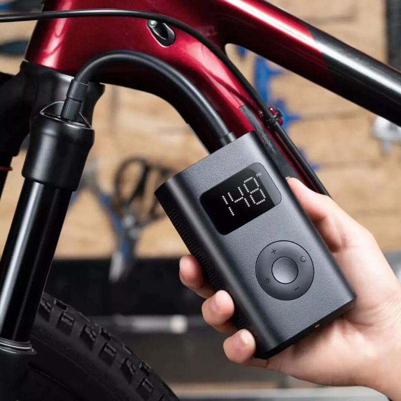 Xiaomi Mijia 1s 150psi Elektrická Hustilka Pneumatického Čerpadla Digitální Snímač Monitorování Tlaku S Led Světlem 5 Režimů Pro Automobilový Fotbal