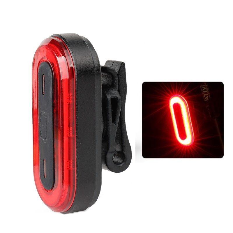 Zadní Světlo Na Kolo Usb Nabíjení Led
