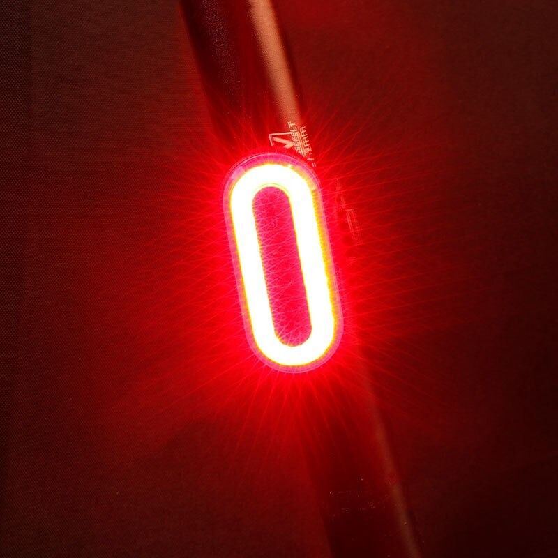 Zadní Světlo Na Kolo Usb Nabíjení Led