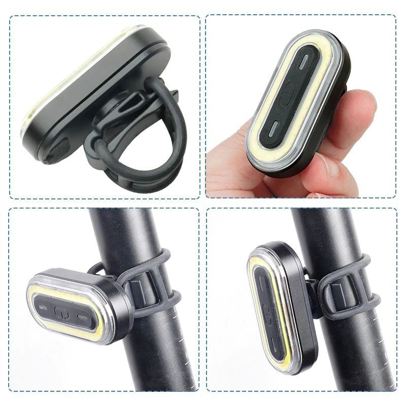 Zadní Světlo Na Kolo Usb Nabíjení Led