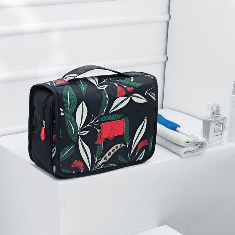 Honana Bx-996 Vodotěsný Vintage Koupelna Cestovní Úložný Prostor Sáček Na Make-up Organizér Kostka Pouzdro Mycí