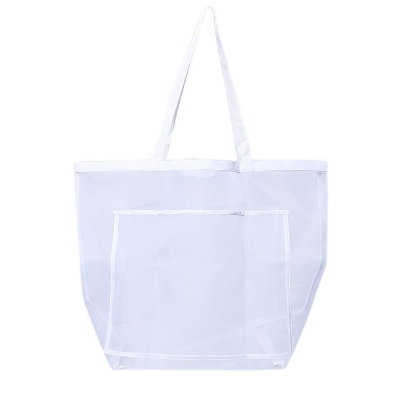 Síťovaná Plážová Taška Toy Tote Bag Market S Potravinami A Pikniky S Nadměrnou Taškou S Kapsami