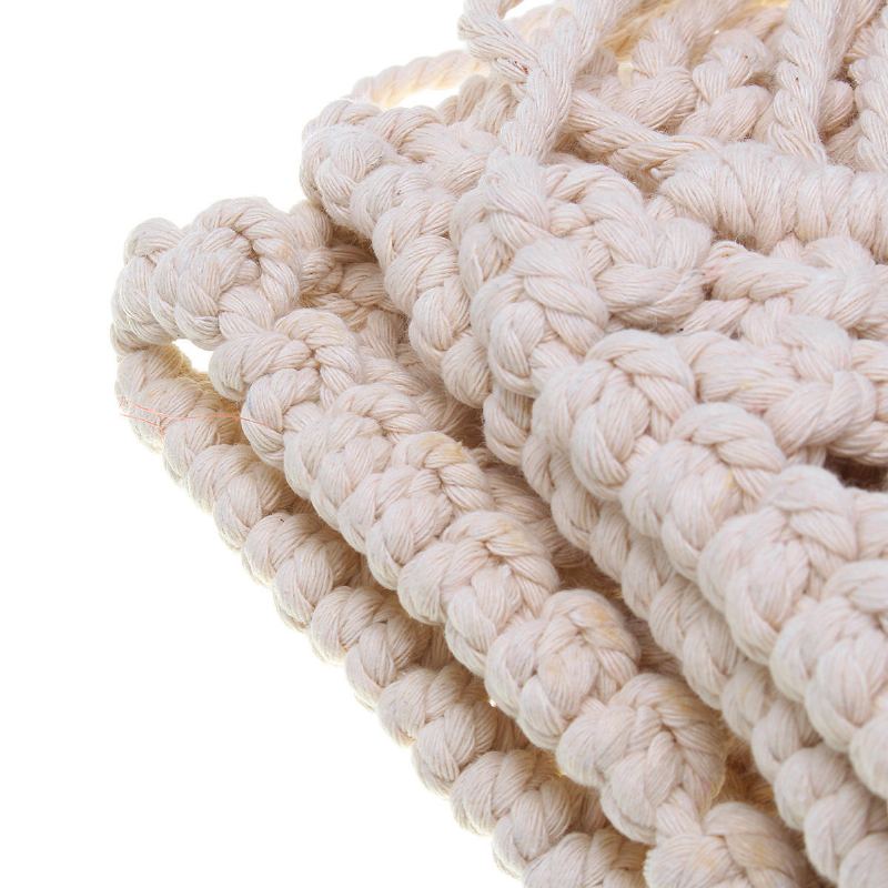 Macrame Backdrop Curtains Visící Bo Ho Svatební Věšák Bavlna Wall Art Home Decor